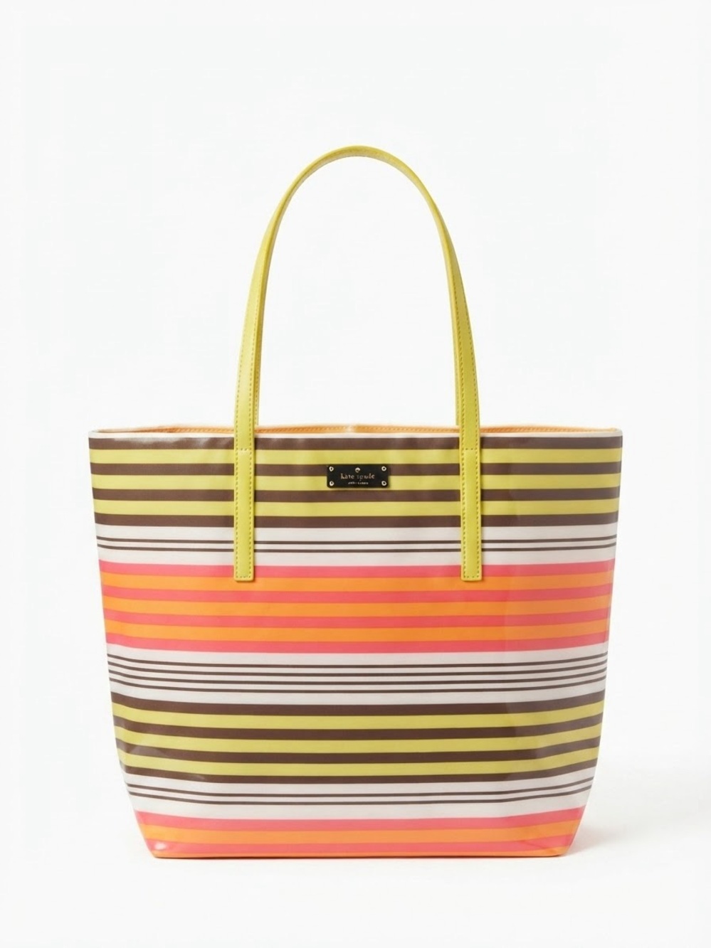 Kate Spade Bon Shopper Daycation Multistripe Tote Bag